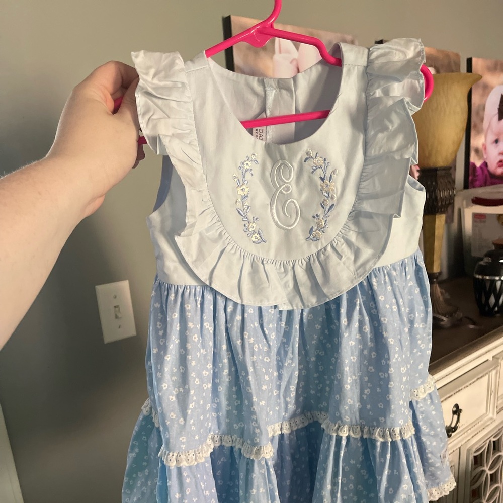 Ric rac ruffles dress